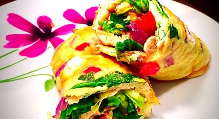 Овощной омлет диетический