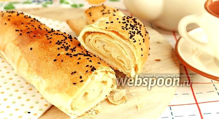 Картофельный рулет из бездрожжевого теста