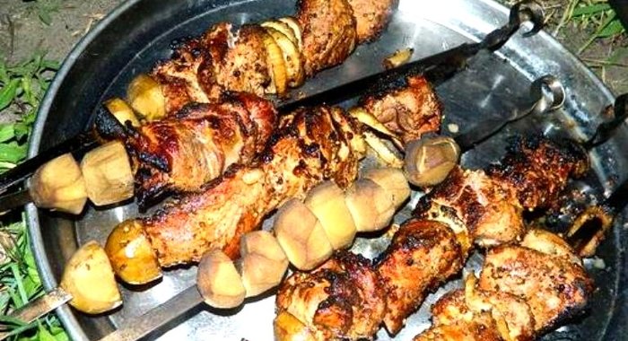 Шашлык в коптильне