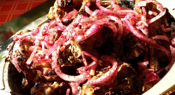 Шашлык из корейки баранины