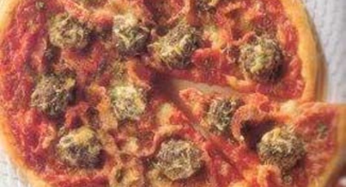 Пицца с мясными шариками