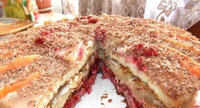 Торт из готовых коржей