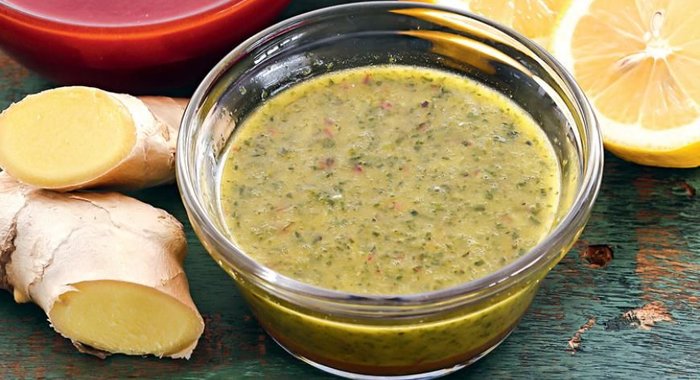 Лимонно-мятный маринад