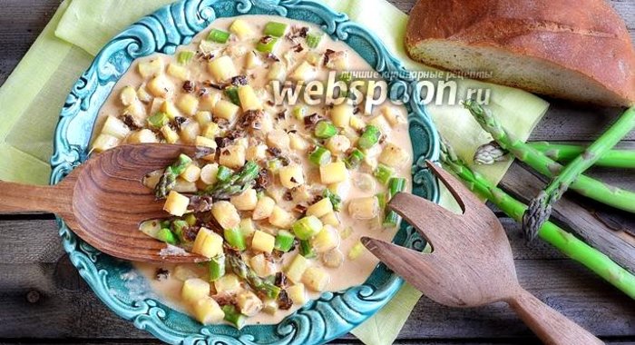 Рагу из спаржи