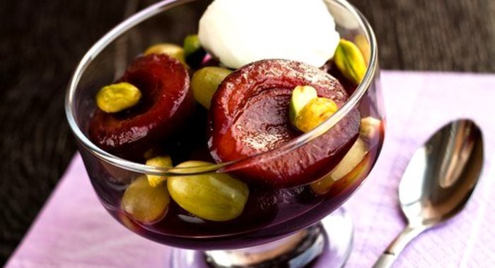 Печеные сливы