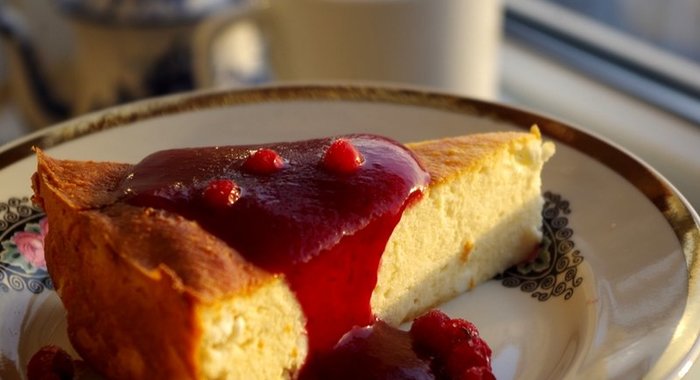 Творожная запеканка на молоке