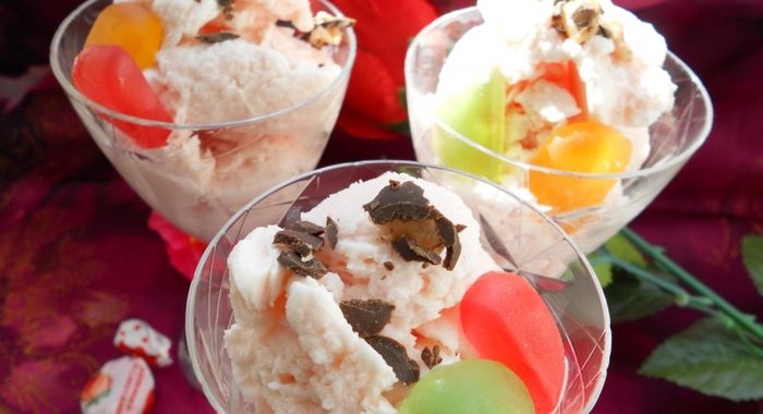 Мороженое из конфет