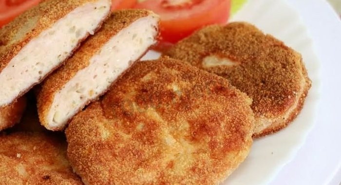 Котлеты сливочные куриные