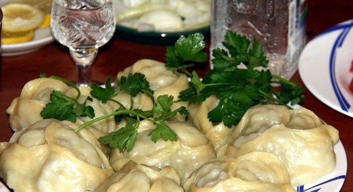 Манты из рубленого мяса