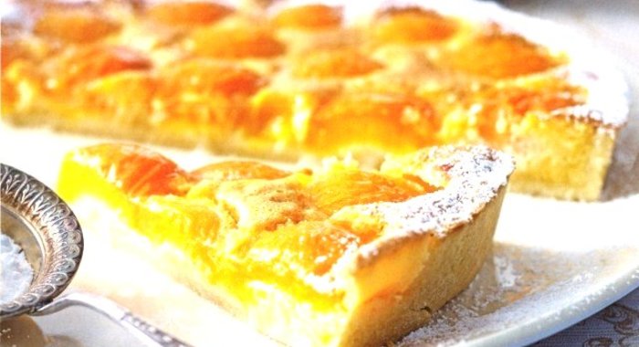 Тарт с абрикосами