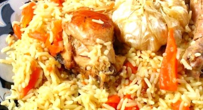 Плов из окорочков