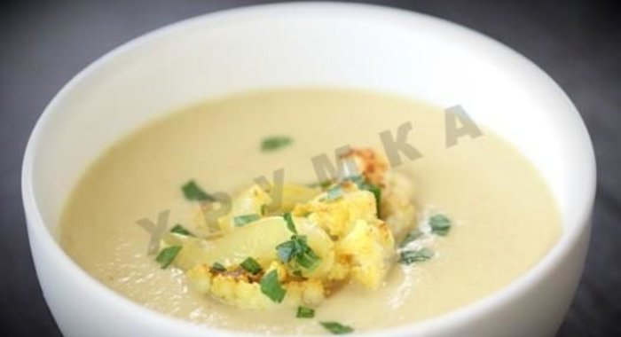 Австрийский суп-пюре из цветной капусты
