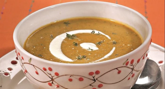 Суп-пюре из цукини