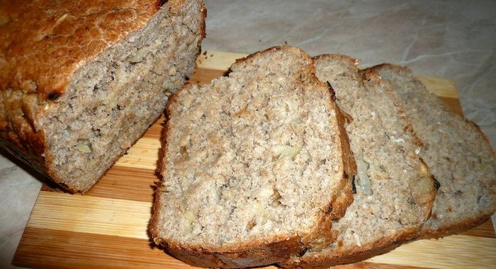 Домашний хлебушек с луком