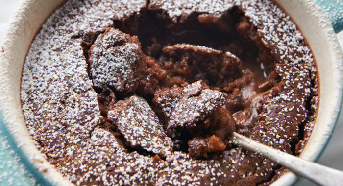 Быстрый шоколадный пирог в микроволновой печи