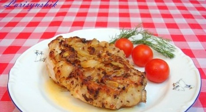 Свинина в луково-лимонном маринаде