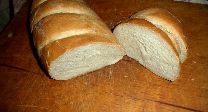 Батон на кефире