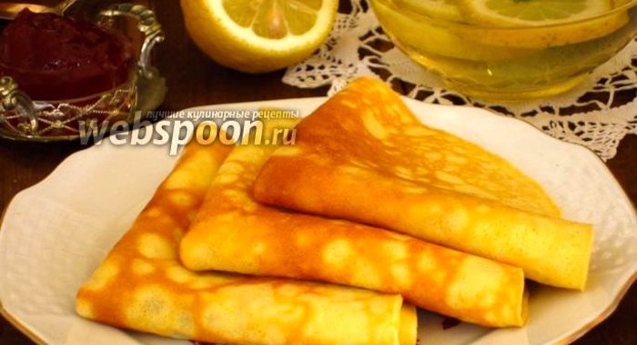 Лимонные блинчики