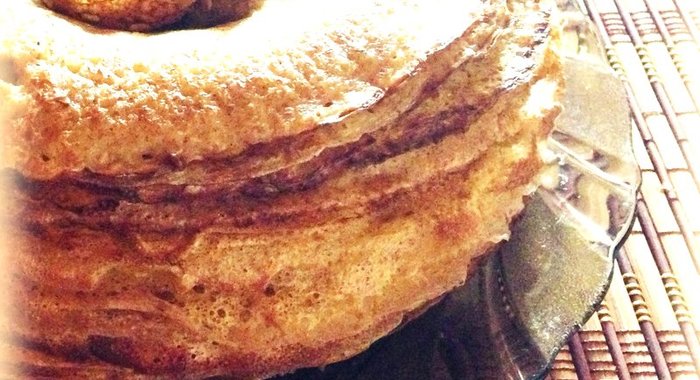 Блины из цельнозерновой муки на молоке без масла