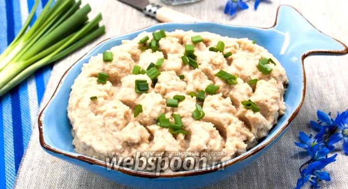 Паштет из белой фасоли с тунцом