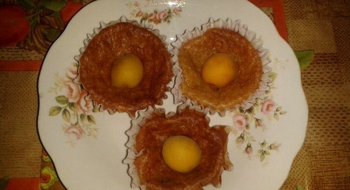 Творожные кексы без яиц