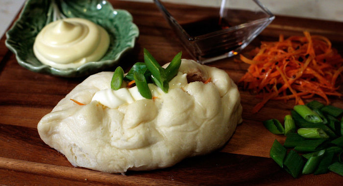 Корейские паровые пирожки