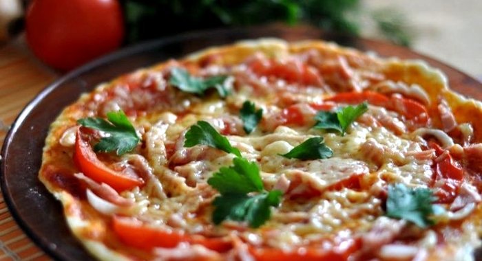 Пицца Минутка в микроволновой печи