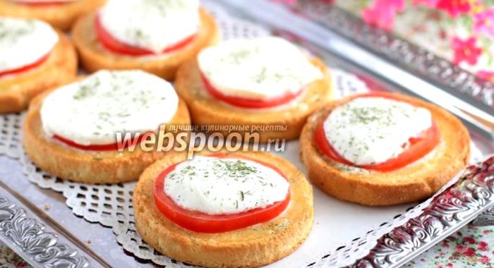 Бутерброды с Моцареллой