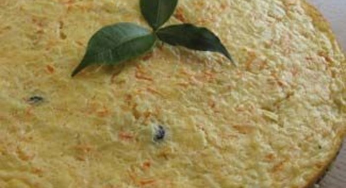 Рисовая запеканка с морковью, яблоками и изюмом