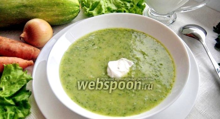 Густой суп-пюре с цветной капустой и овощами