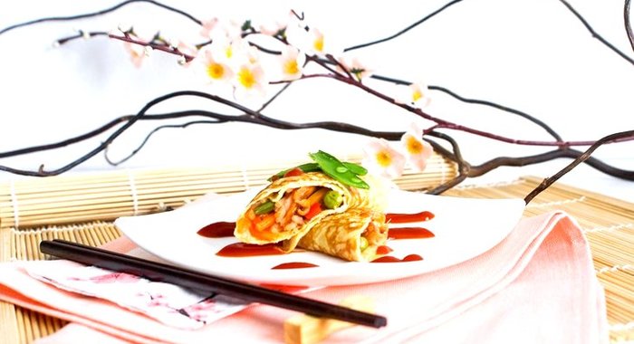 Омлет с рисом по-японски