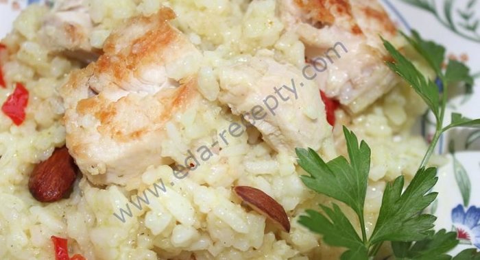 Китайский остро-сладкий плов из курятины