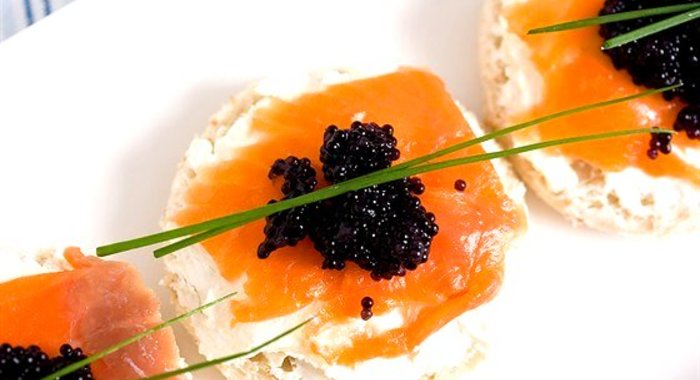 Бутерброды с семгой