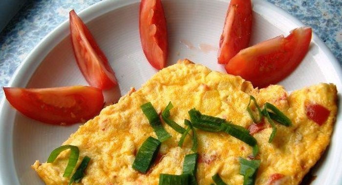 Омлет с молоком