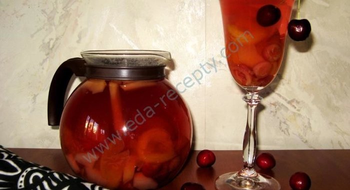 Ягодный компот из свежих ягод