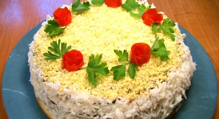 Торт из печени