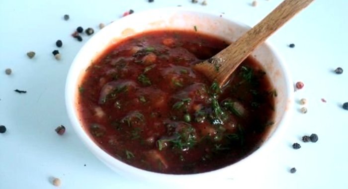 Соус к шашлыку из томатной пасты