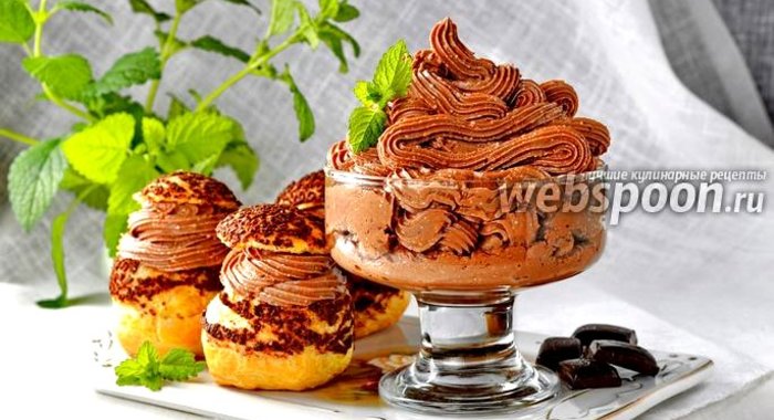 Творожно-шоколадный крем