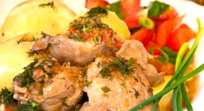 Чахохбили из курицы с вином