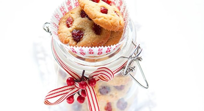 Печенье с клюквой