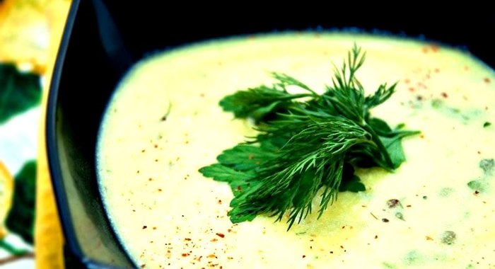 Сырный суп-пюре