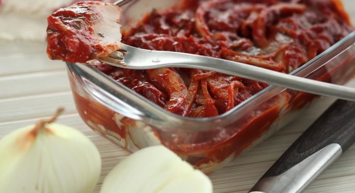 Сельдь в томатном маринаде