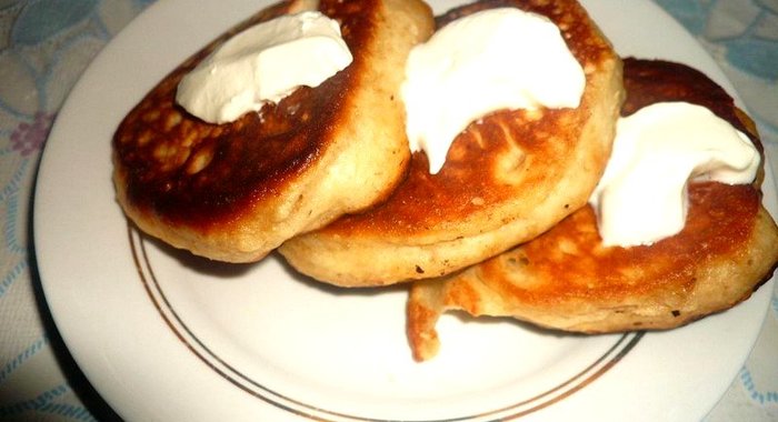 Оладьи с овсяными отрубями