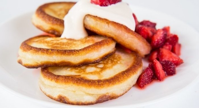 Оладьи на кислом молоке