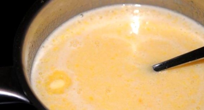 Апельсиновый крем для бисквита