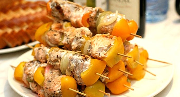 Шашлык из осетра