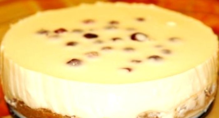 Чизкейк со сгущенкой без выпечки