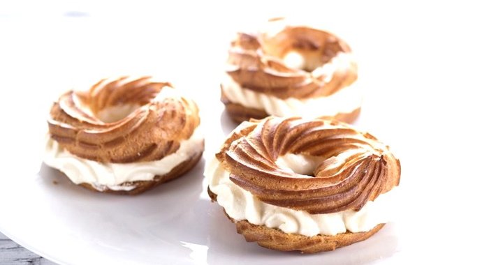 Заварное тесто с творожным кремом