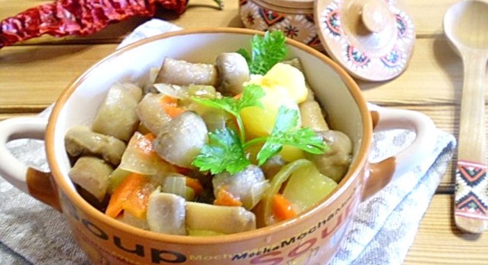 Рагу с грибами