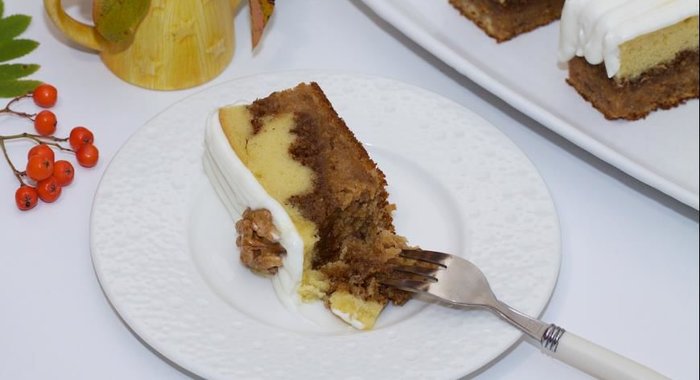 Морковно-ореховые пирожные